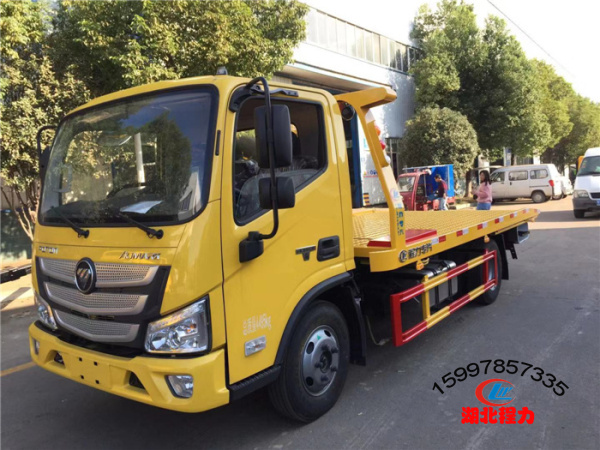 國六福田歐馬可藍(lán)牌清障車