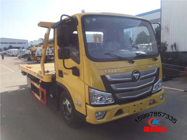 國六福田歐馬可藍(lán)牌清障車