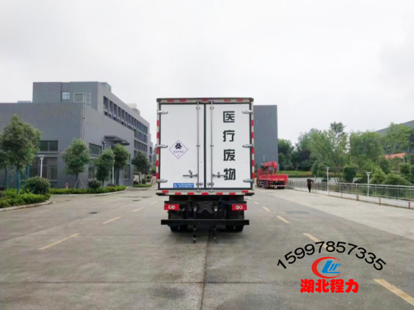國六福田歐馬可醫(yī)療廢物轉(zhuǎn)運(yùn)車黃牌