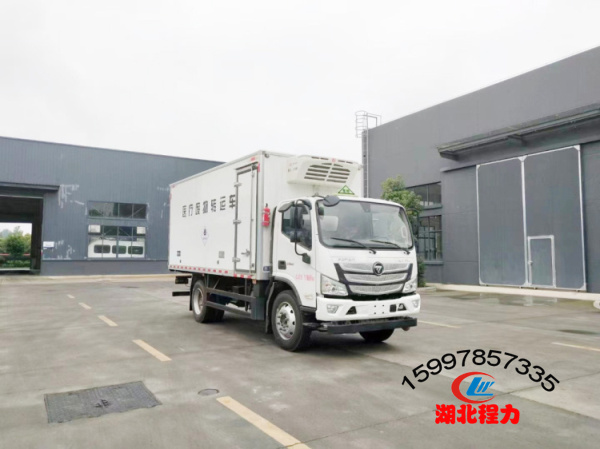 國六福田歐馬可醫(yī)療廢物轉(zhuǎn)運(yùn)車黃牌